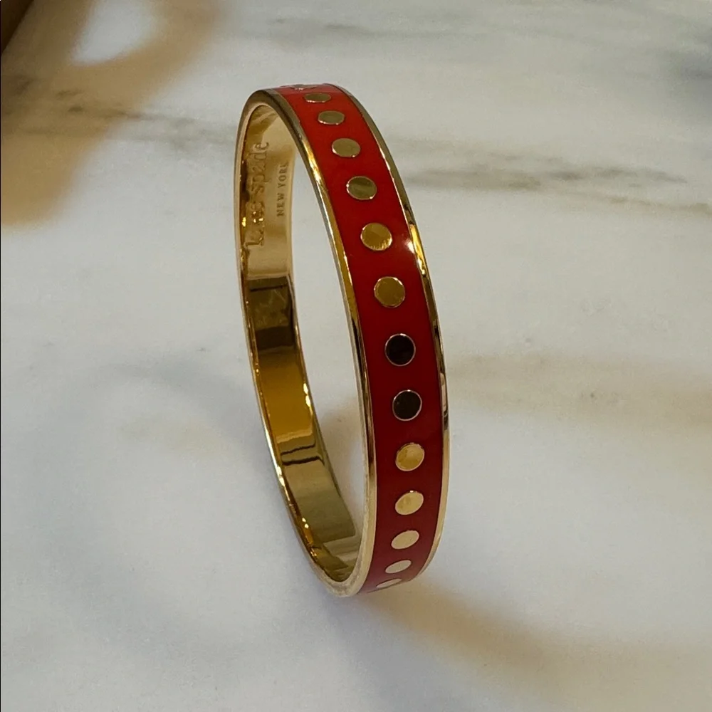 Kate Spade A Penny For Your Thoughts idiom bangle bracelet - Picture 4 of 4